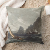 土地のlongshipsの灯台は、コーンウォール、f終わります クッション (ブランケット)