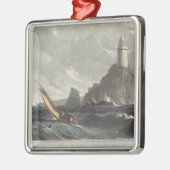 土地のlongshipsの灯台は、コーンウォール、f終わります メタルオーナメント (左)