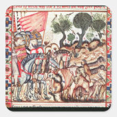 土地を取り戻すトルコとムーア スクエアシール (正面)