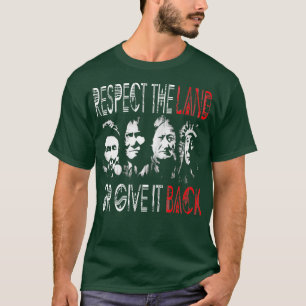 土地を尊重する、または与えITバック・先住民American L Tシャツ
