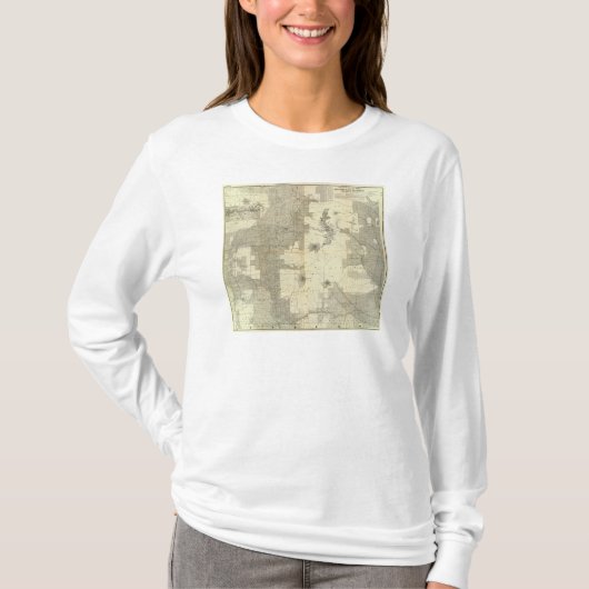 土地払い下げワシントン州およびオレゴン Tシャツ (正面)