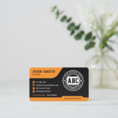 土地清算、建築、掘削、黒 名刺 (スタンド正面)