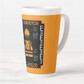 土地測量士 カフェラテマグ (右アングル)