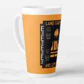 土地測量士 カフェラテマグ (左アングル)