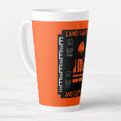 土地測量士 カフェラテマグ (左アングル)