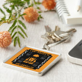 土地測量士 キーホルダー (側面)