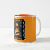 土地測量士 ツートーンマグカップ (正面右)