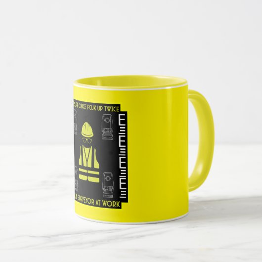 土地測量士 マグカップ (正面右)