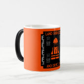 土地測量士 モーフィングマグカップ (正面左)