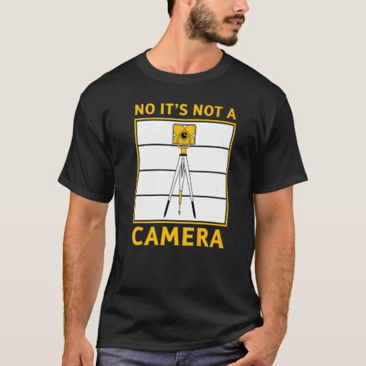土地測量用土地測量機1 Tシャツ (正面)