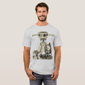 土地測量用土地測量測量士の地理的測度 Tシャツ (正面フル)