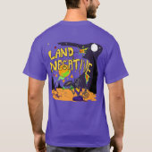 土地負の傾斜 Tシャツ (裏面)