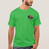 土地開墾+マルチングサービスロゴをカスタマイズ Tシャツ (正面)