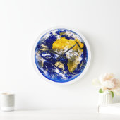 土壁時計 ラージ壁時計 (ホーム)