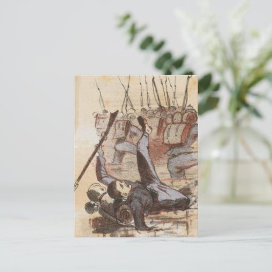 土壇場の内戦に巻き込まれる ポストカード (スタンド正面)