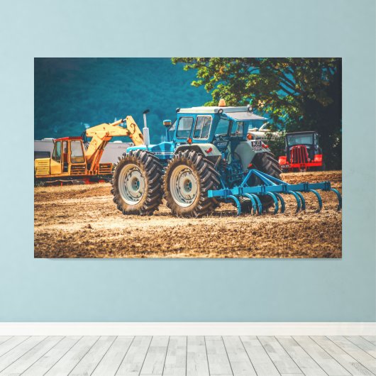 土壌の筋肉 キャンバスプリント (インサイチュ (ウッドフロア))