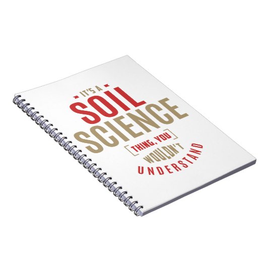 土壌科学の問題だ。ギフトアイディア ノートブック (右側)