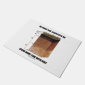 土壌科学者がやることをやる土の消費時間を増やす ドアマット (アングル)