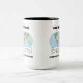 土壌科学者が世界の土壌地域について知る ツートーンマグカップ (中央)