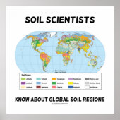 土壌科学者が世界の土壌地域について知る ポスター (正面)