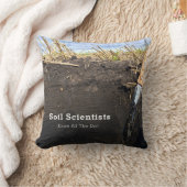 土壌科学者はすべての汚れを知っている – 装飾用クッション クッション (ブランケット)