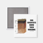 土壌科学者は地平を知っている マグネット (正面/裏面)