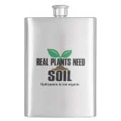 土実在水を必要とする植物はオーガニックない フラスク (正面)