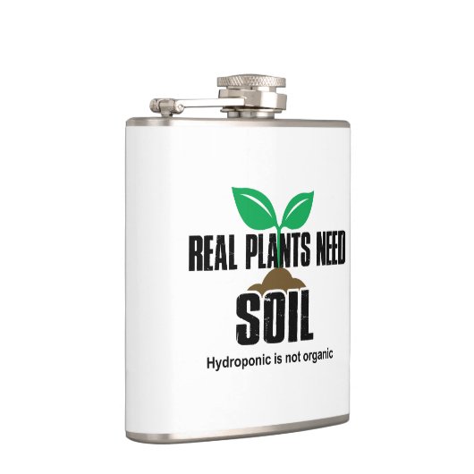 土実在水を必要とする植物はオーガニックない フラスク (右)