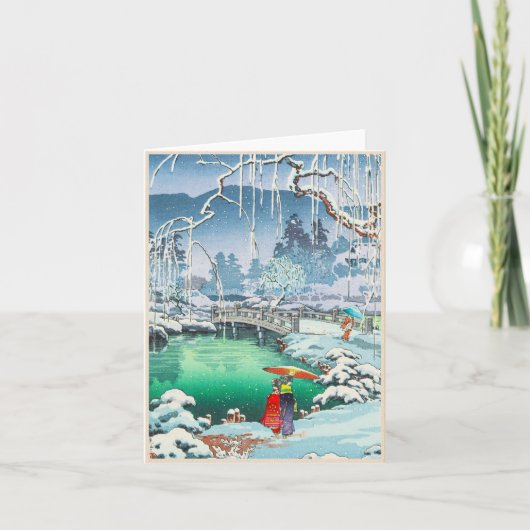 土屋こいつ日本の名所のスケッチ カード (正面)