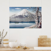 土屋光一による冬の山中湖 ポスター (キッチン)