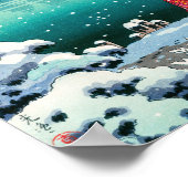 土屋光逸 - 春の雪 丸山 ポスター (角)
