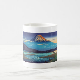 土屋光逸 東海道富士川風景画 コーヒーマグカップ