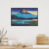 土屋光逸 東海道富士川 風景画 ポスター (キッチン)