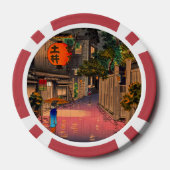 土屋光逸 - 牛込の夕 ポーカーチップ (裏面)