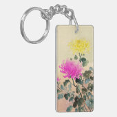 土屋光逸 菊 日本の花 芸術 キーホルダー (正面左)