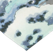 土屋小逸 - 丸山の春雪 テーブルクロス (アングル)