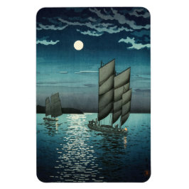 土屋小逸 - 品川の夜の船 マグネット