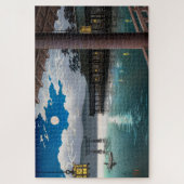 土屋興一の宮島の夏の月 ジグソーパズル (縦)