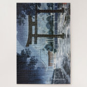 土屋興一の日光の双羅山神社 ジグソーパズル (縦)