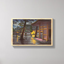 土屋興一スケッチ高輪泉岳寺 キャンバスプリント