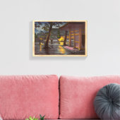 土屋興一スケッチ高輪泉岳寺 キャンバスプリント (インサイチュ (リビング))