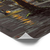 土屋興一スケッチ高輪泉岳寺 ポスター (角)