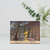 土屋興一スケッチ高輪泉岳寺 ポストカード (スタンド正面)