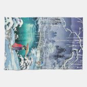 土屋興一 – 春雪の丸山 キッチンタオル (横)