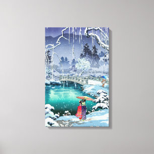 土屋興一 – 春雪の丸山 キャンバスプリント