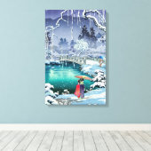 土屋興一 – 春雪の丸山 キャンバスプリント (インサイチュ (ウッドフロア))