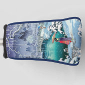 土屋興一 – 春雪の丸山 ゴルフヘッドカバー (正面)