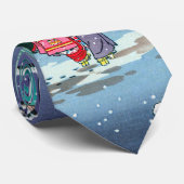 土屋興一 – 春雪の丸山 ネクタイ (ロール)