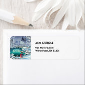 土屋興一 – 春雪の丸山 ラベル (インサイチュ)