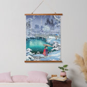 土屋興一 – 春雪の丸山 吊り下げ型タペストリー (寝室)